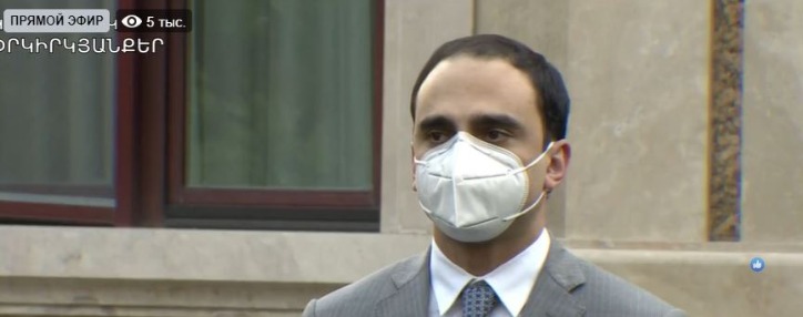 Авинян заявил о введении в Армении режима повсеместного ношения масок (ВИДЕО)