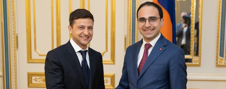 Авинян и Зеленский обсудили вопросы возобновления деятельности армяно-украинской межправкомиссии