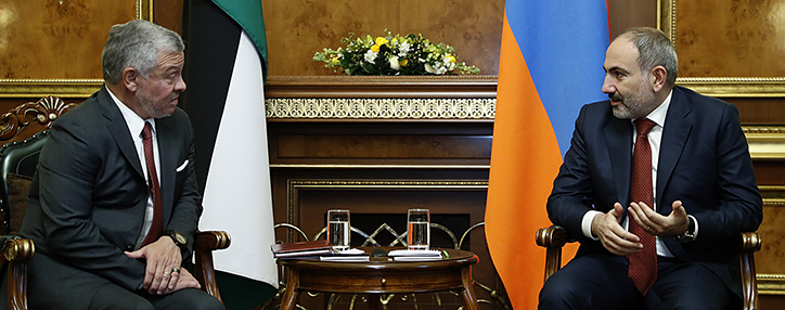 Pashinyan: Armenia interested in attracting Jordanian investments