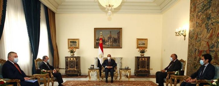 Мнацаканян обсудил с президентом Египта вопросы сотрудничества