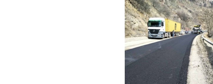 Մ6 ճանապարհի՝ Ալավերդի քաղաքով անցնող հատվածում մեկնարկել են ասֆալտապատման աշխատանքները