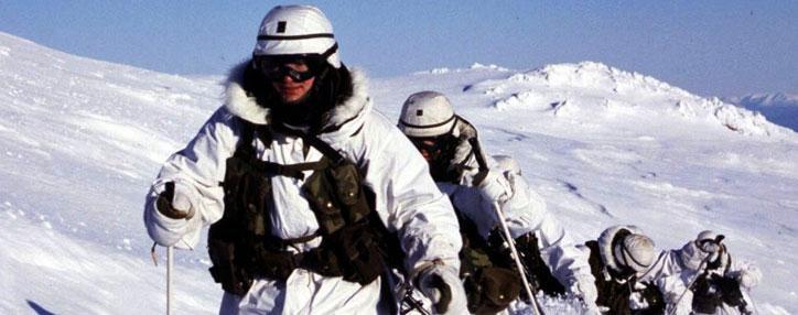 Российские разведчики тренируются в горах Армении