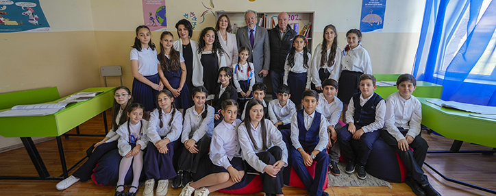 Goris school students to study French in modernized classroom (video)