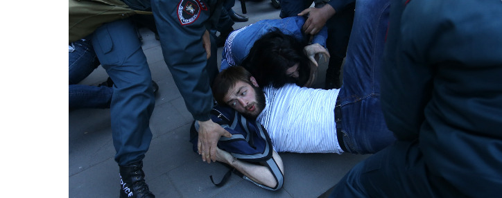 10։30–ի դրությամբ 37 քաղաքացի բերման է ենթարկվել ոստիկանություն