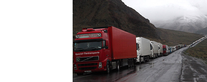 Глава Минтранса Армении обсудил с российскими коллегами ситуацию на КПП "Верхний Ларс"