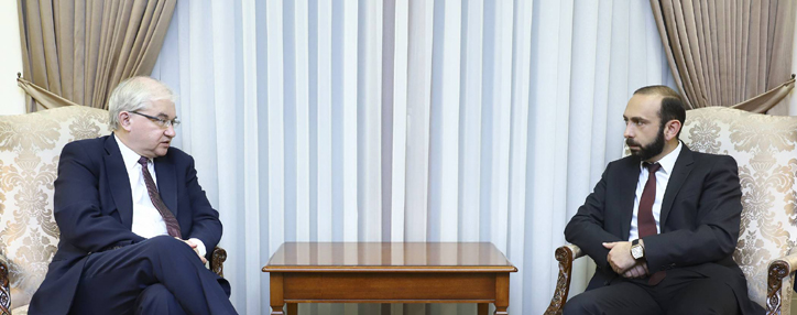 Арарат Мирзоян обсудил с российским сопредседателем МГ ОБСЕ урегулированием отношений между Арменией и Азербайджаном