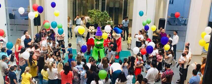 ՎՏԲ-Հայաստան Բանկը կազմակերպել էր միջոցառում  իր աշխատակիցների երեխաների համար