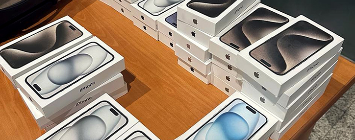 An attempt to smuggle 40 cell phones into Armenia foiled