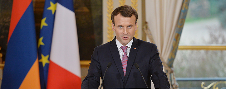 Ֆրանսիայի նախագահն Ազնավուրի մասին գրառում է կատարել հայերեն լեզվով 