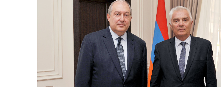 Armenian president declares readiness to enhance cooperation with European Union