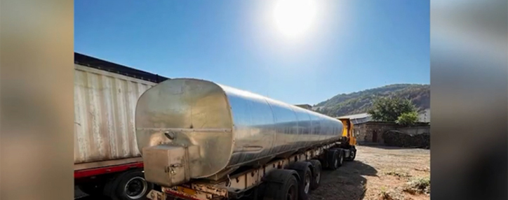В Армении пресекли попытку незаконного ввоза 25 тонн машинного масла (ВИДЕО)