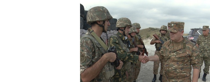 ՀՀ զինված ուժերի գլխավոր շտաբի պետն այցելել է հյուսիսարևելյան սահմանագոտի