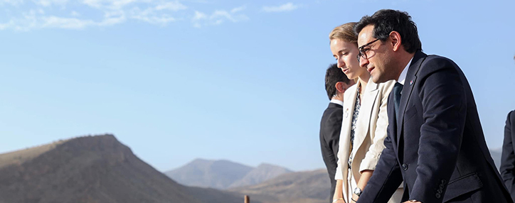 Глава МИД Франции посетил Вединское водохранилище, строящееся в Армении на средства Французского агентства развития