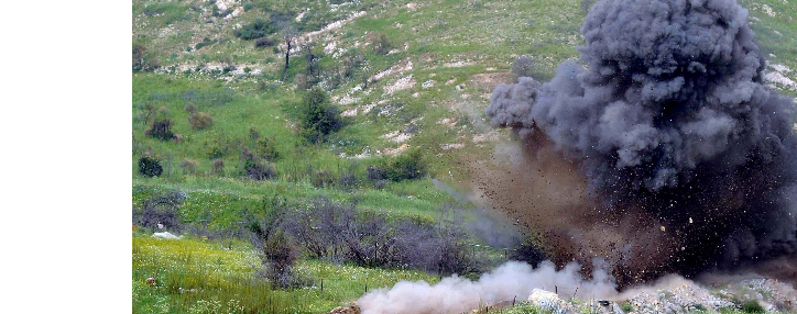 Армянский пограничник получил ранение в результате взрыва мины близ села Воскепар