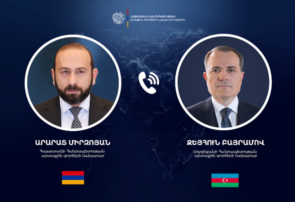 Главы МИД Армении и Азербайджана обсудили реализацию совместной Вашингтонской декларации