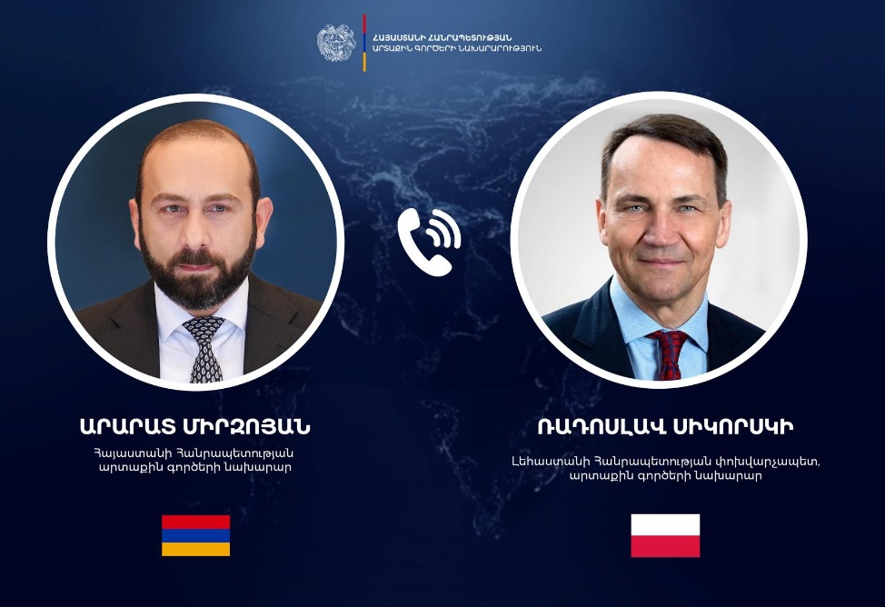 Հայաստանի և Լեհաստանի ԱԳ նախարարները քննարկել են Մերձավոր Արևելքի զարգացումները