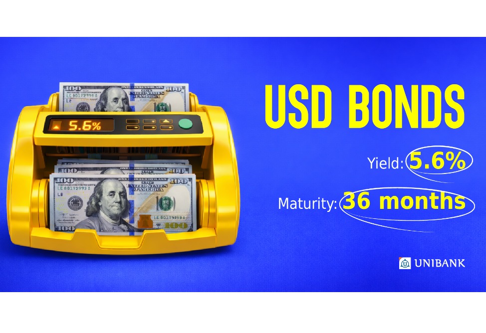 Unibank issues USD bonds with a 5.6% yield