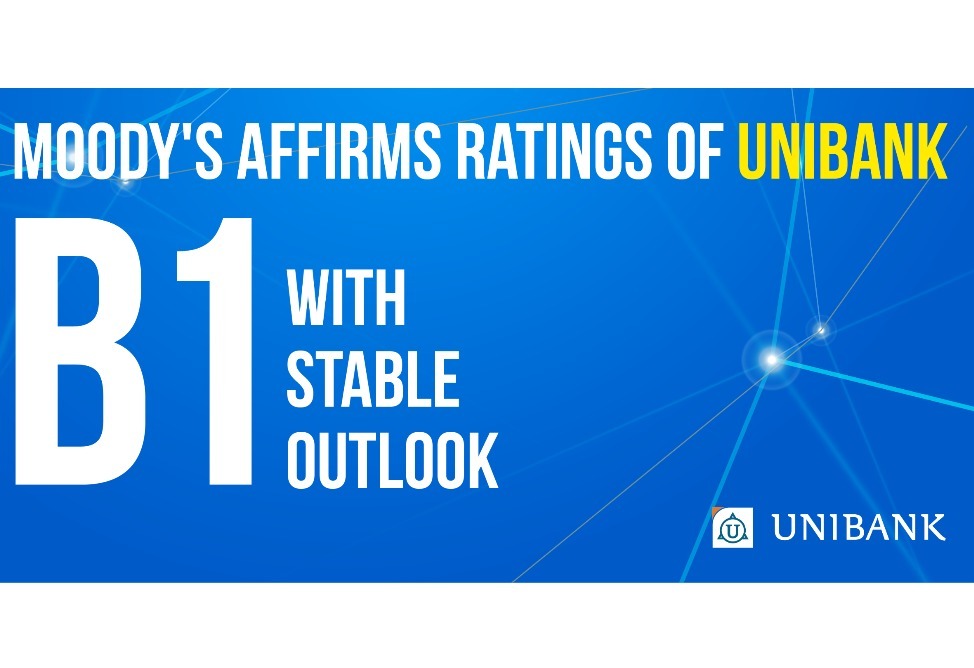 Moody's Ratings affirms Unibank’s B1 ratings with a stable outlook