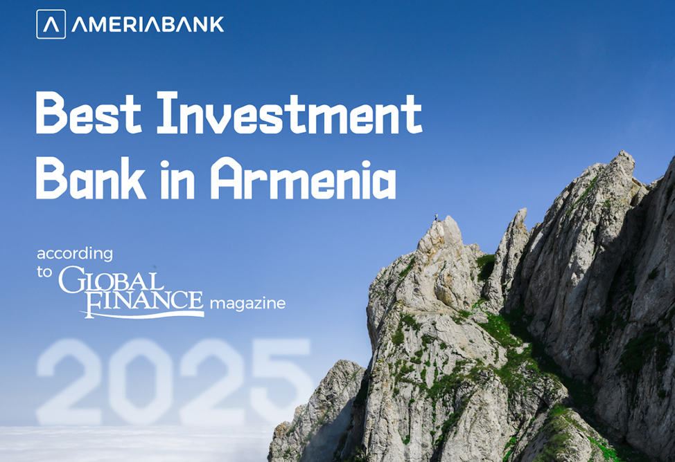 Ameriabank named Armenia’s Best Investment Bank for 2025 by Global Finance