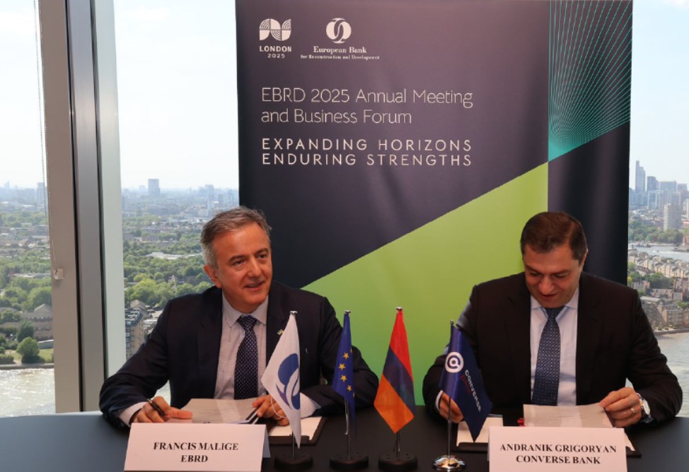 Converse Bank and EBRD sign two loan facilities totaling US$ 8 million to support MSMEs and green projects
