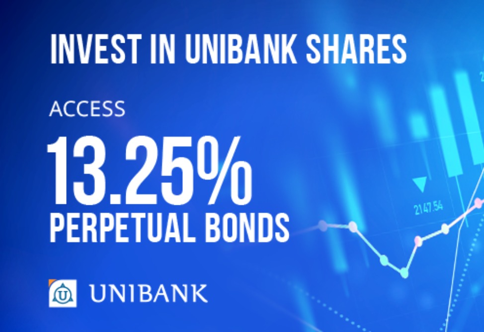 Unibank Issues Perpetual Bonds with a 13.25% Annual Yield for Shareholders