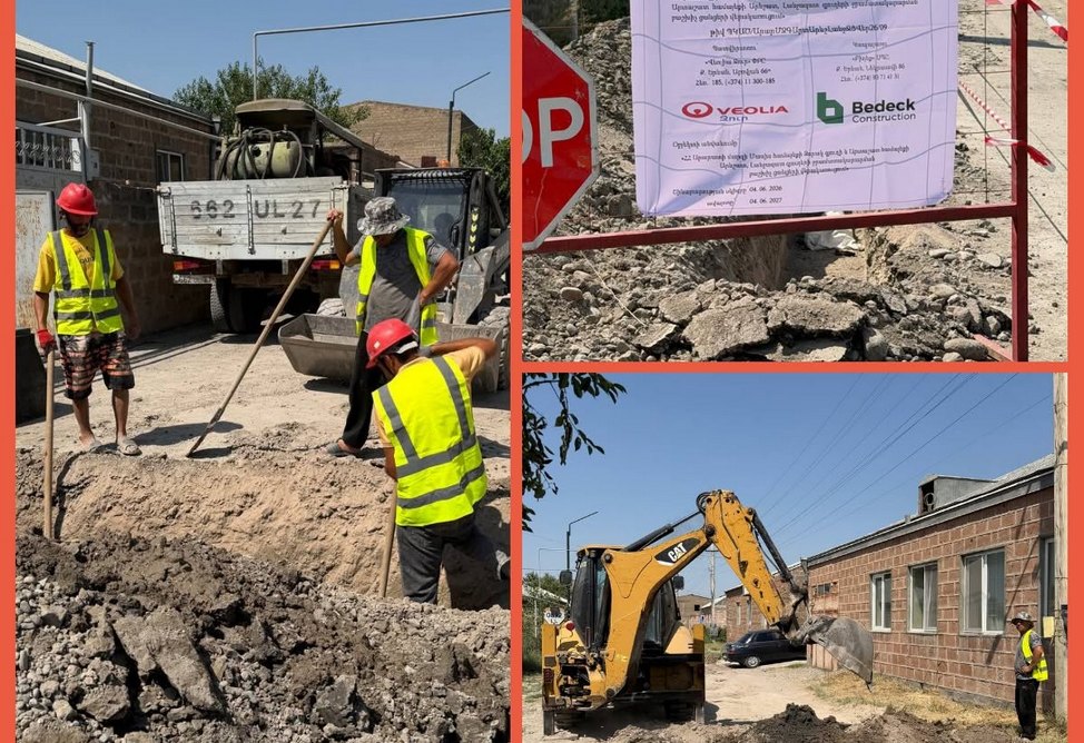  Veolia Jur has invested 184 million drams in reconstructing water supply networks in two communities in Armenia's Ararat region