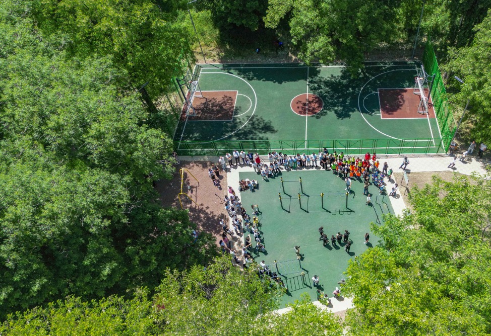 Акба банк содействовал строительству современной спортивной площадки в Горисе (ВИДЕО)