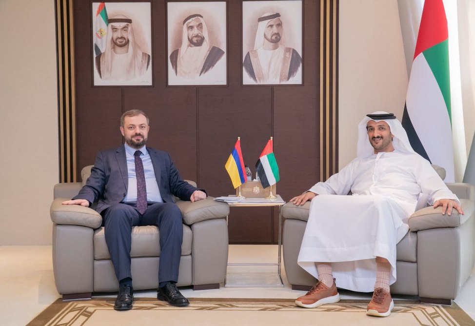 Armenia and UAE consider opportunities for cooperation in the areas of tourism, renewable and green energy