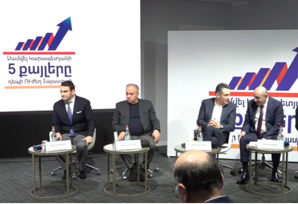 Samvel Karapetyan's economic concept, "5 Steps to a Strong Armenia," was presented in Yerevan