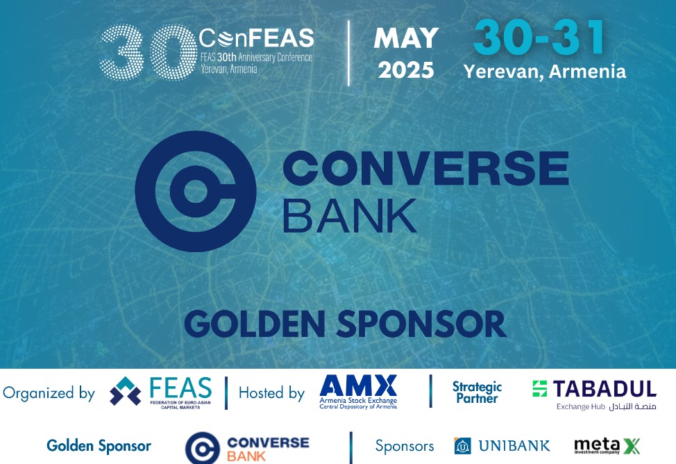 Կոնվերս Բանկը ConFEAS 2025-ի Ոսկե հովանավորն է