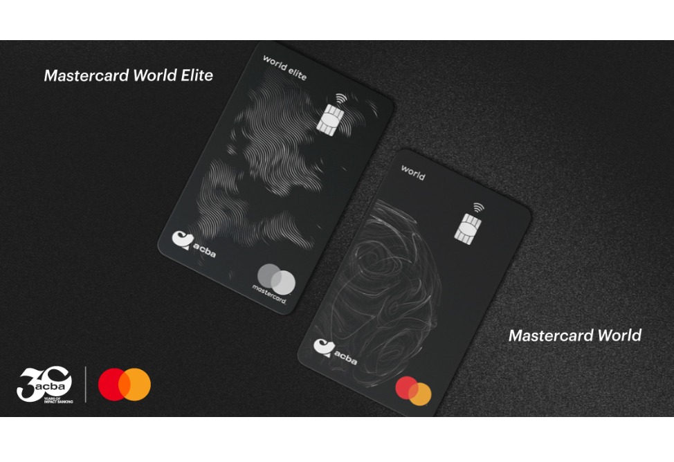 Acba Bank has issued two premium Mastercard cards: World and World Elite