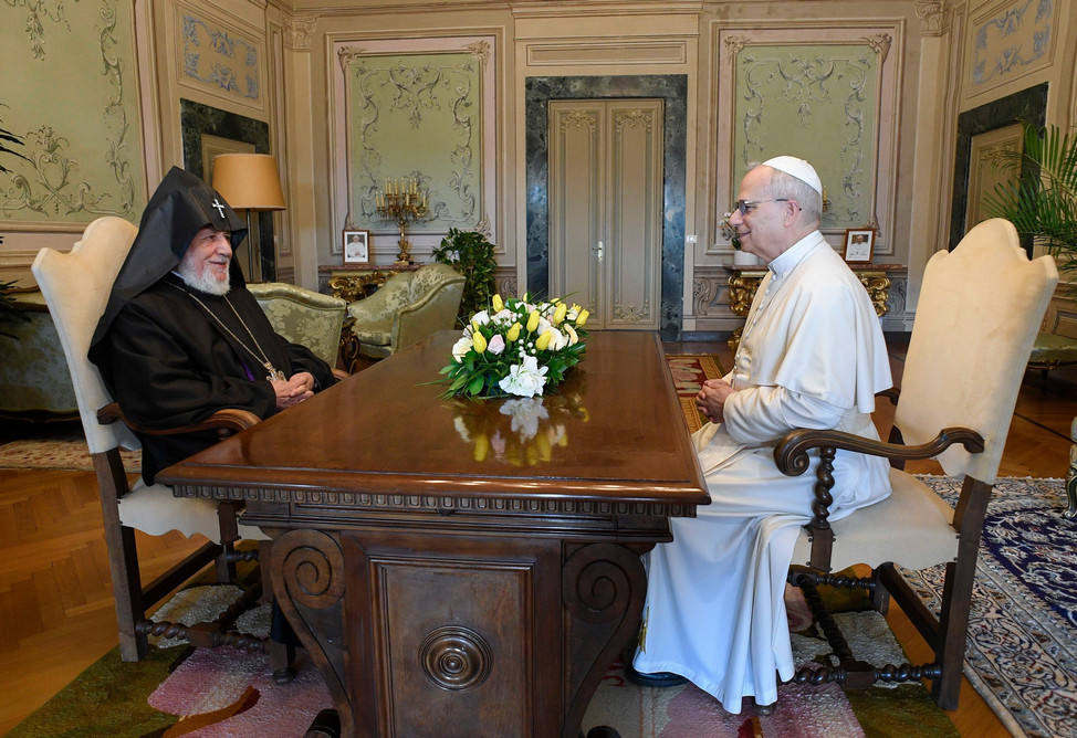 Catholicos of All Armenians invites Pope Leo XIV to visit Armenia