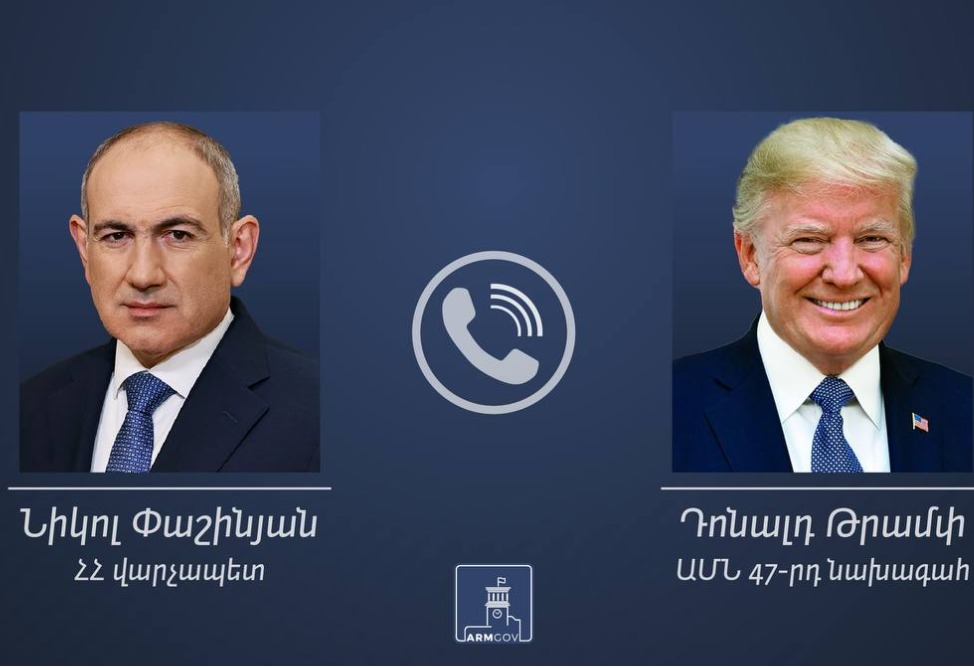 Pashinyan calls his telephone conversation with Trump "informative and very positive"