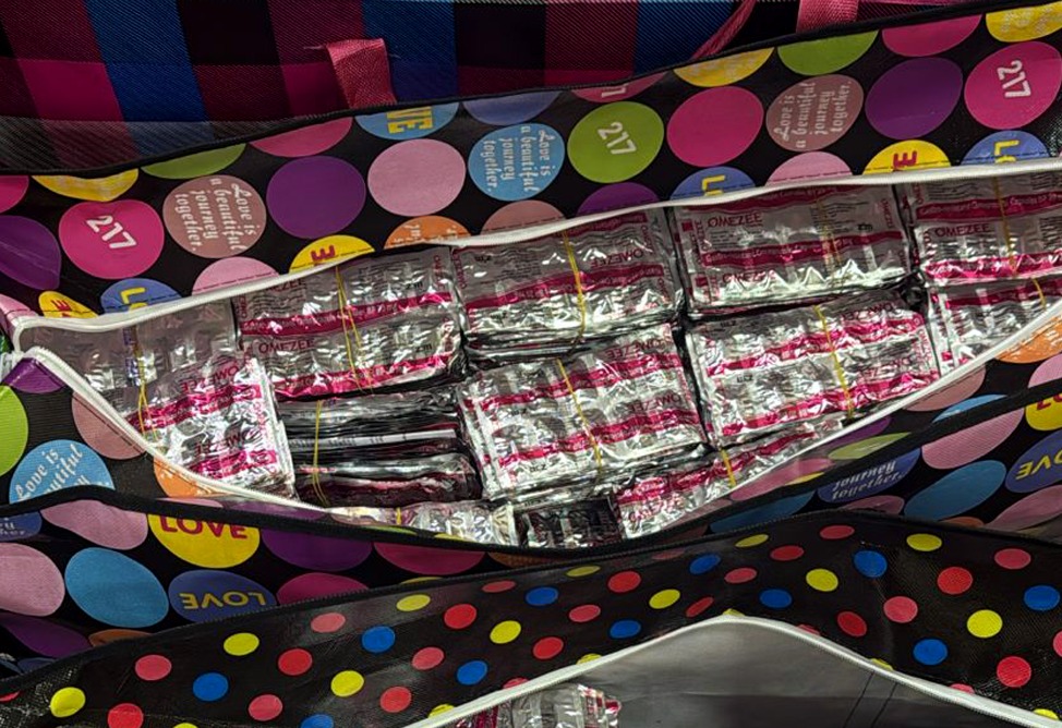 Over 45 kg of medications confiscated from passenger on Tbilisi-Yerevan train — State Revenue Committee of Armenia