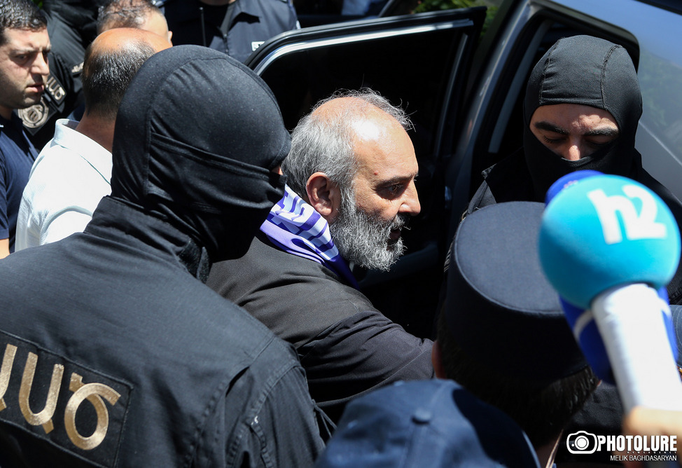 Archbishop Bagrat Galstanyan and several of his associates arrested for 2 months
