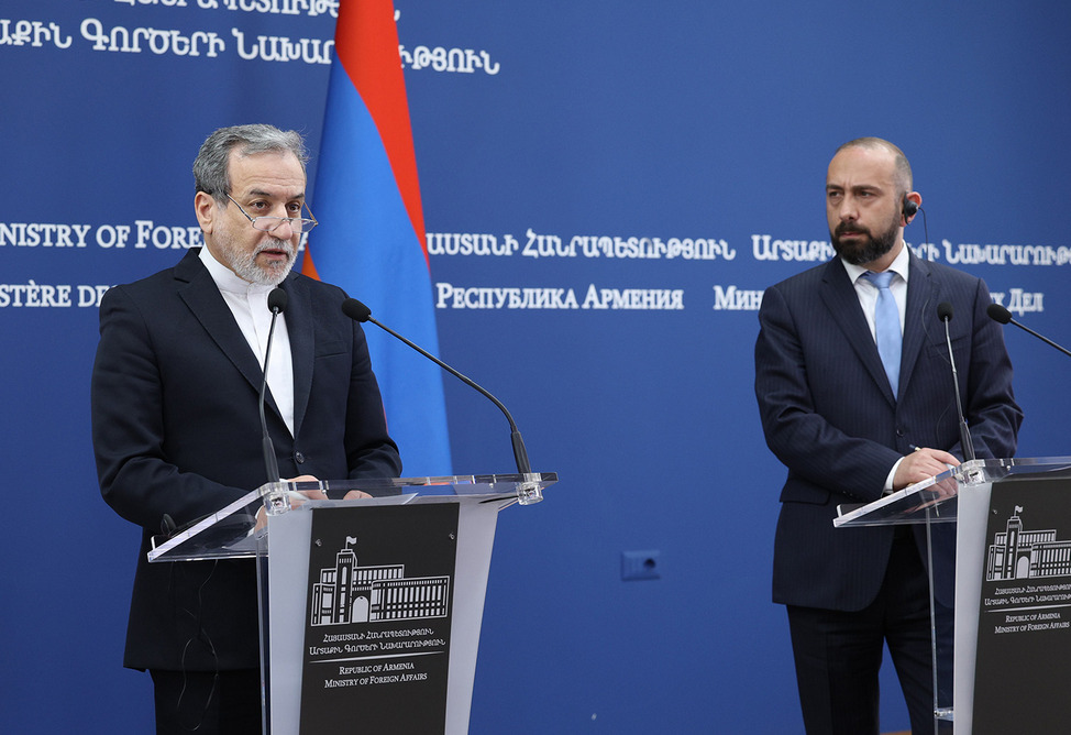 Թեհրանը ողջունում է հայ–ադրբեջանական խաղաղության համաձայնագրի շուտափույթ ստորագրումը և դեմ է միջազգայնորեն ճանաչված սահմանների ցանկացած փոփոխության․ Իրանի ԱԳ նախարար